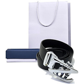  Bộ quà tặng thắt lưng, dây nịt nam khóa tự động có hộp đựng + túi tặng kèm