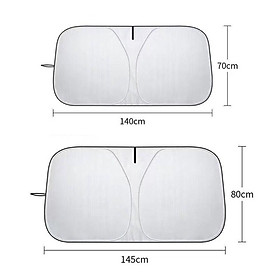 Tấm Che Kính Lái Trước Gấp Gọn Siêu Tiện Lợi- Mát xe, Bảo Vệ Nội Thất, Gọn Nhẹ, Dễ Sử Sụng
