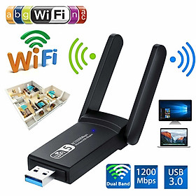 Mua Ăng Ten Thu Sóng Wifi 1200mbps 5ghz 2.4ghz 802.11ac Rtl8812Bu tốc độ siêu nhanh không thua dây cáp Tiện Dụng - miếng lót chuột