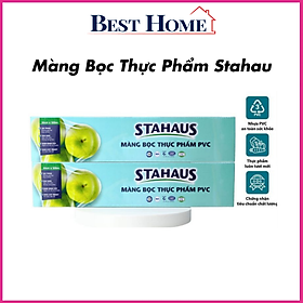 Mua Màng bọc thực phẩm STAHAUS 30cm x 100m màng bọc co giãn tốt từ nhựa PVC an toàn