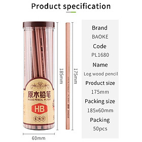 BAOKE- Hộp 50 Cây Bút Chì Gỗ HB-PL1680