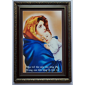 Mua Tranh in dầu - Đức mẹ bồng con