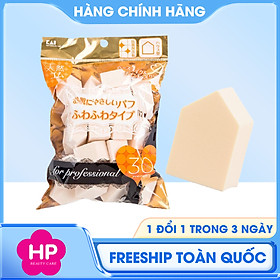 Bông Phấn Dùng Để Tán Kem Nền Hoặc Dặm Phấn Kai 83037 Beautycare 000KQ3064 (Set 30 Mút)