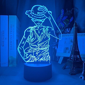 Mua Đèn Led Anime One Piece Monkey D Luffy Figure Kids Light Led trang trí phòng ngủ cho trẻ em