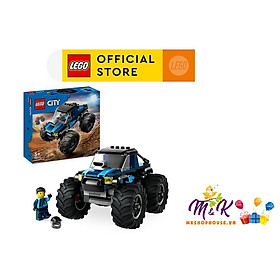 LEGO CITY 60402 Đồ chơi lắp ráp Chiến xe Monster xanh dương (148 chi tiết)