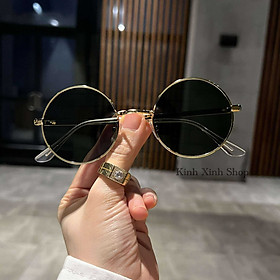 Kính Mắt tròn chống nắng chống tia Uv - Kính râm thầy bói