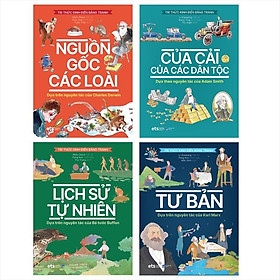 Sách -  Combo 4 cuốn  - Tri thức Kinh Điển Bằng Tranh