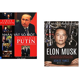 Combo 2 cuốn sách: Putin - Nhân Vật Số 1 + Elon Musk (Bìa Cứng)