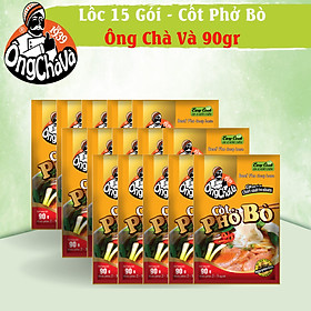 Lốc 15 Gói Cốt Phở Bò Ông Chà Và 90g Beef Pho Soup Base