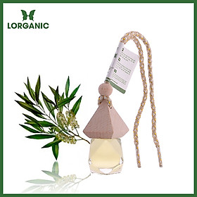 Tinh dầu tràm Lorganic treo xe hơi, tủ áo (10ml) / Tinh dầu thiên nhiên nguyên chất/ Hương thơm ấm ngọt/ Thanh lọc không khí, khử mùi hiệu quả.