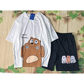 [ẢNH THẬT] Set Đồ Bộ "Gấu Grizz và Ice Bear" Đáng Yêu ...