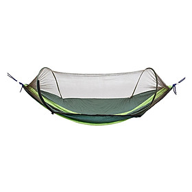 Outdoor Camping Hammock Boat Shape Bed with Prevent Bites Net