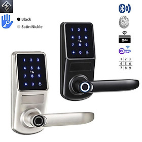 Khóa cửa vân tay thông minh chống trộm 5 cách mở cho gia đình, văn phòng. Kết nối bluetooth và wifi