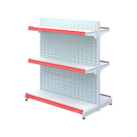 Mua Kệ siêu thị đôi tôn đục lỗ C1200 x D1200 x R750 x 3 Tầng