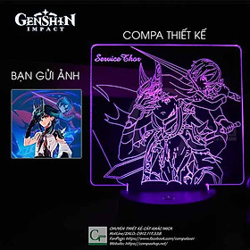 Mua Đèn Ngủ Genshin Impact Xiao x Kirito