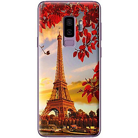 Ốp Lưng Dành Cho Samsung Galaxy S9 Plus Tháp Eiffel Mùa Thu