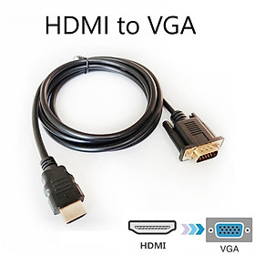 Dây cáp HDMI to VGA (màn hình cổng VGA) dài 1.8m