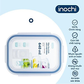 Hộp thuỷ tinh chữ nhật Inochi - Nikko 640 ml