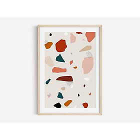 Mua Tranh in cao cấp | Tranh nghệ thuật trừu tượng - Terrazzo Print  Modern print  terrazzo wall art  abstract print