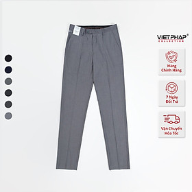 Quần Tây Nam VIỆT PHÁP Form Classic Không Ly Chất liệu Cao Cấp Chống Nhăn, Độ Bền Cao 20047
