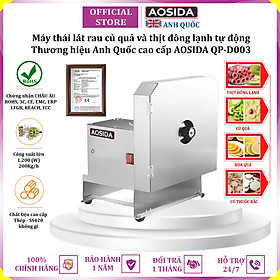 Mua Máy thái lát rau củ quả và thịt đông lạnh tự động thương hiệu Anh Quốc AOSIDA QP-D003 - Hàng Nhập Khẩu