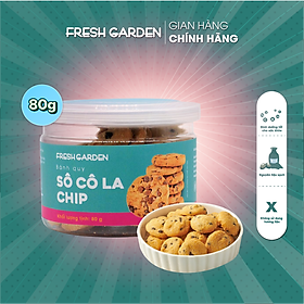 Bánh Quy Soclola Chip FRESH GARDEN Thơm Ngon Giòn Tan Nhiều Dinh Dưỡng Hộp 80g