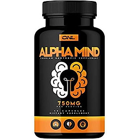 Alpha Mind Premium Nootropic Brain Booster Supplement - Enhance Focus, Boost Concentration, Improve Memory & Reduce Anxiety - Mental Enhancement Pills for Neuro Energy & IQ - 1 Month Supply