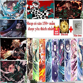 Mua Tranh Vải Thảm Treo Tường  Anime Kimetsu No Yaiba Decor Phòng Chọn Lọc Những Bản Đẹp ( Tặng đèn led 7m và phụ kiện )