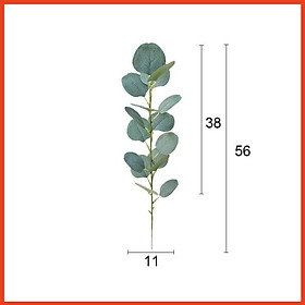 Mua Cành hoa giả lá khuynh diệp 56x38x11cm Bạch đàn giả trang trí decor nhà cửa