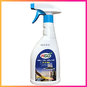Tẩy dầu mỡ máy hút mùi, mặt bếp, tường gạch ốp, bồn rửa bát HGO 500ml