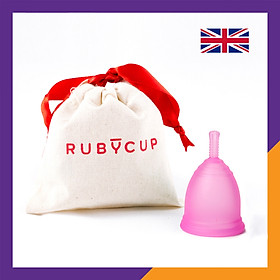 Cốc Nguyệt San Ruby Cup Anh Màu Hồng Size M 34ml - Độ Mềm Phù Hợp Phụ Nữ Việt - Vật liệu 100% Sillicon Y Tế Đạt Tiêu Chuẩn FDA – Hàng Chính Hãng Thương Hiệu Được Yêu Thích Tại Anh Và Hơn 36 Quốc Gia - Ruby Cup Pink M