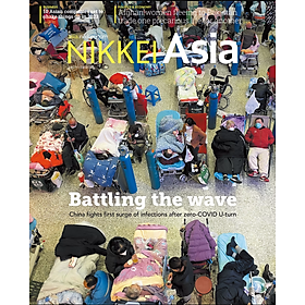 Hình ảnh sách Tạp chí Tiếng Anh - Nikkei Asia 2023: kỳ 3: BATTLING THE WAVE