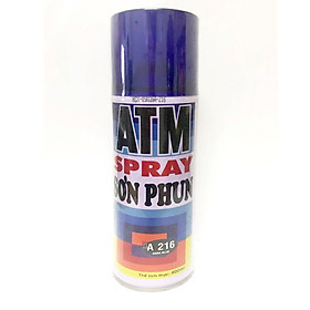 Mua Sơn Xịt ATM Spray A216 Xanh Đen cao cấp   dễ sử dụng  bền màu  lâu trôi