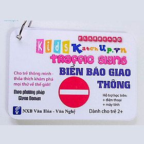 Bộ KatchUp Flashcard cho bé Tiếng Anh – Biển báo giao thông – High Quality