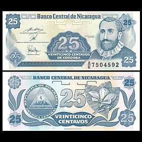 Mua Tiền thế giới 25 cordobas của Nicaragua sưu tầm - Tiền mới keng 100% Tặng túi nilon bảo quản