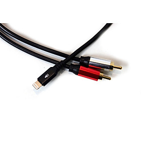 Mua Dây cáp âm thanh Kiwi từ điện thoại lphone sang bông sen (AV) dài 1.5m - Cable Lightnig to RCA - Hàng chính hãng