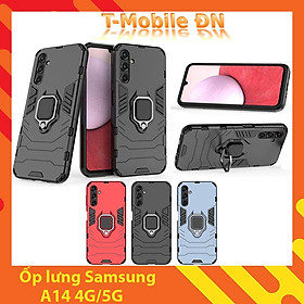 Ốp lưng Samsung A14, Ốp Chống sốc Iron Man có giá đỡ nhẫn iring hít Ôtô Bảo vệ viền và Camera cho Samsung A14 5G - Samsung A14 5G