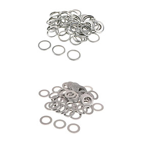 100pcs Oil Drain Plug Crush Washer Gaskets 14mm for +20mm for