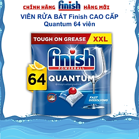 Viên rửa bát Finish Quantum 44 viên hương chanh Lemon