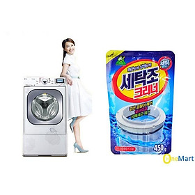 Bột Vệ Sinh Máy Giặt - Bột Tẩy Lồng Giặt Hàn Quốc 450gr Siêu Tiện Lợi