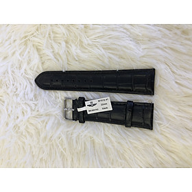 Dây da đồng hồ nam màu đen size 22 srwatch m1012.61