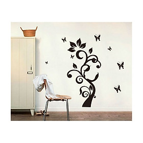 Decal cây và bướm đêm PK25