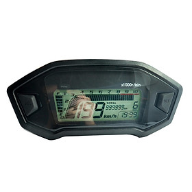 Motorcycle Universal LCD Digital  Tachometer  Gauge 150mm