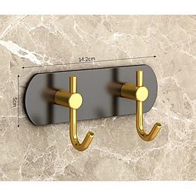 Mua Móc Treo Quần Áo Dính Tường  Phòng Bếp  Phòng Ngủ  Phòng Tắm Cao Cấp (2 Móc Vàng)