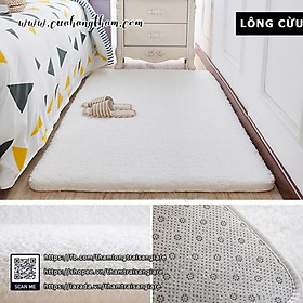 Mua Thảm Lông Cừu Cao Cấp | Decor | 1mx1m6 và 2mx1m6 | Tròn 120cm và 100cm | TUBECA