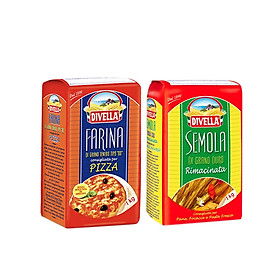 Combo 2 Bột Chuyên Làm Bánh Semola 1000gr + Farina 1000gr