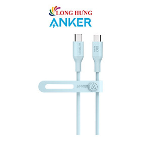 Cáp USB Type-C to Type-C Anker 544 TPE Bio-Based Cable 140W 0.9m A80F1/1.8m A80F2 - Hàng chính hãng