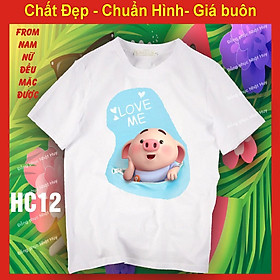 áo thun heo con ngộ nghĩnh dễ thương 12