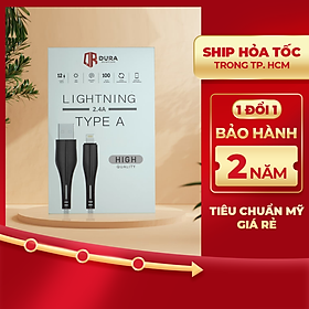 Mua Chuẩn USA Dây cáp DURA High Type C/USB to Light MFI hàng chính hãng siêu cao cấp