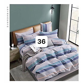 Bộ drap hàn quốc 100% cotton m8+m6 hàng siêu thị(ôm dây khoá )